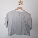 Juicy Couture Gray and Blue Graphic Super Soft Crop top Photo 3
