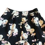 Kate Spade New York Black Floral Print Skirt Flirty Fit N Flare Size 4 Women's Photo 6