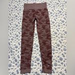 Gymshark  Camouflage Activewear Leggings in Maroon Photo 3