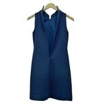 Lilly Pulitzer Callista Shift Dress in True Navy With Gold Lace Trim Size XXS Photo 3