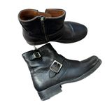 Frye - Vicki 6 Short Buckle Boots Moto Black Leather Sz 7 Photo 0