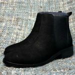 Eileen Fisher NWOB - Blink Tumbled Nubuck Leather Chelsea Bootie in Black Photo 5