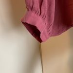 Anthropologie Akemi + Kin 3/4 balloon sleeve mauve crop top Photo 4