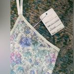 Vintage dead stock spring bouquet lace lingerie sexy bodysuit, size large Photo 1
