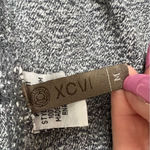 XCVI  Heathered Knit Sweater Yoga Cardigan Grey Black Open Front Sweater Medium Photo 1