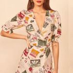 Reformation Carmelo Wrap Dress in Vacaciones Photo 7