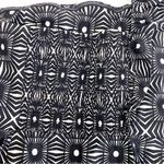 Anthropologie  One Shoulder Ruffle Tank Top Printed Black White Photo 12