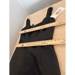 Haley Paige Women Maxi Dress Bridesmaid Black Strapy Sleeves Fit & Flare Size 12 Photo 8