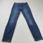 J.Crew Curvy Toothpick Jeans, Size 24, Dark Blue Wash, High-Rise Skinny Fit Photo 0