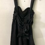 NBD  Womens Little Black Dress Sleeveless Ruched A-Line Photo 1