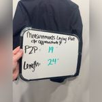 Eileen Fisher  Organic Cotton Poplin Shaped Blazer in Navy size XS Photo 6