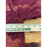 Everleigh Size M Burgundy Red Lace‎ Open Front Duster Bohemian Peasant Formal Size M Photo 3