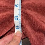 Loft  Womens Cotton Blend High Waist Skinny Leg Velvet Pants Burnt Orang Rust Siz Photo 9