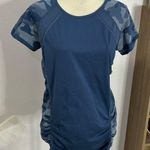 Athleta  • Camo fastest track tee shirt scrunched short sleeve XL 349662 Photo 0