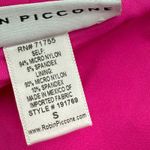 Robin Piccone Ava Bikini Bottom Size Small NEW High Waist Solid Pink Swim NWOT Photo 5