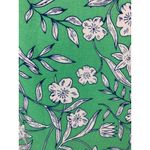 D & Co. Green Floral Sleeveless Top Womens Size M Cotton Blend Photo 2