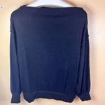 We The Free  Free People Boho Women's Black Oversized Pullover Sweater Size Small Photo 0