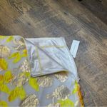 Maeve NEW Anthropologie  Faye Flounced Jacquard Mini Skirt Sz 14 Yellow Metallic Photo 11