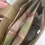 Fossil Women's Beige Brown Woven Straw Leather Strap Tote Shoulder Bag Purse Photo 5