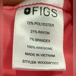 FIGS NWT Rafaela Oversized Scrub Top Technical Collection WOS Small Deep Pink Photo 3