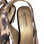 Anne Klein  Wedge Heel Sling Back Cheetah Print Sandal Size 9.5 M Wedge Heel Photo 1