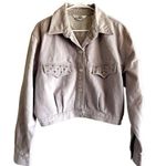 Opal By Lorraine Wardy Cropped Western Jacket Rhinestone 100% Cotton Pink Large Photo 0