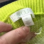 Abound Around XS‎ Striped Knit Pullover Sweater Crew Neck Colorful Cotton Blend Photo 1