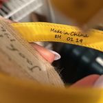 Jack Rogers Evie Espadrille T-Strap Sandals Leather Yellow Size 8 Photo 7