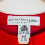 Valerie Stevens Vintage red wool zip front lined vest by Valerie Steven’s buckle back. 8 Photo 3
