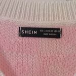 SheIn Pink & White Heart Checkered Sweater Vest Photo 7