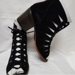 Soho  cobbler basil black chunky heel shoes Photo 2