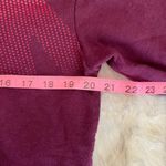 PINK - Victoria's Secret Victoria’s Secret Pink Campus Quarter Zip Burgundy Maroon Ombré Logo Sweater XS Photo 2