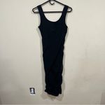 Dolce & Gabbana  Black Ruched Strapless Bodycon Mini Wiggle Dress size 42 Photo 5