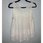 PINK Love Sequin Flag Tank Top Women's Size Small Flowy Patriotic July 4th USA White Photo 2