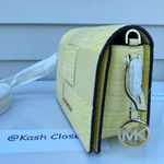 Michael Kors MK Mercer SM Clutch Crossbody -Buttercup Photo 4
