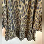 BuddyLove NWT Buddy Love Alicia 5 Leopard Animal Print Long Sleeve Flounce Tiered Dress M Photo 3