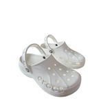 Crocs White Womens 8 White Baya Clog Platform Photo 3