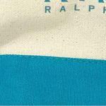 Ralph Lauren  Blue White Canvas Full Zip Cosmetic Bag NEW Photo 1