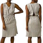 prAna  Ecotropics Stellar Stripe Organic Cotton Sleeveless Dress – Size Large Photo 1