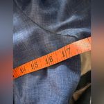 Homemade Red Floral Apron with Blue Maxi Dress Photo 7