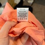 STAUD Elroy Strapless Midi Dress Grapefruit Coral Button Front Small Pink Photo 10