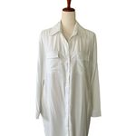 Amazon Shirt Dress V Neck Long Sleeve Loose Casual with Pockets Front Button Photo 11