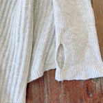 Sigrid Olsen  XL Oatmeal Sweater Cardigan with Thumbholes Photo 1