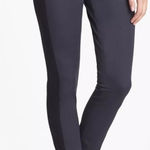 Eileen Fisher Tuxedo Stripe Pants Gray Sz S Photo 0