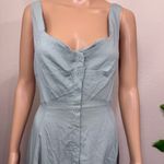 Elegant Sage Green Maxi Dress Size M Photo 6