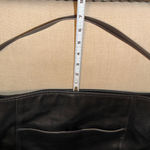 Isaac Mizrahi  Black Leather Tote/Shoulder Bag Photo 14
