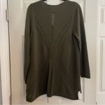 Merona XXL Womens Sweater Olive Green V-Neck Knit Oversized Pullover Photo 6