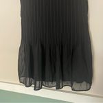 Joie NWT  pleated sleeveless shirt dress collared button down black size small Photo 6