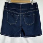 Hydraulic Women's Nolita Mid Rise Denim Shorts Size 10 Dark Wash Stretch Curvy Photo 1