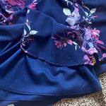 Blue Rain Navy floral dress Photo 3